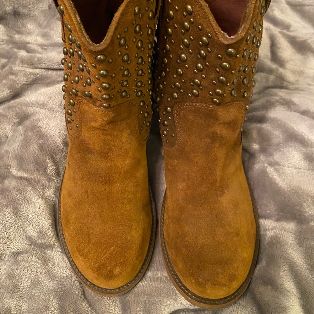 Kenneth Cole Leather Boots, Size 7.5